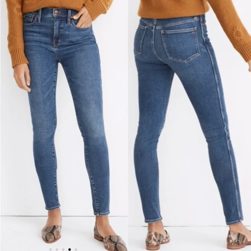 Madewell 10” High Rise Skinny Jeans - Picture 1 of 9